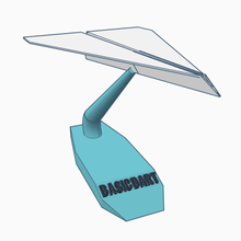carta semplice piano gioco aereo di base dart progetto su 3d print model - Mito3D