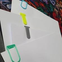 sencillo clip papel acortar oficina 3d print model - Mito3D
