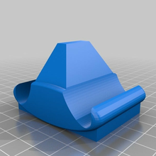 simple phone stand android iphone smartphone mobile_phone 3d print model - Mito3D
