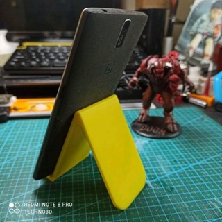 simple phone stand handphone dock 3d print model - Mito3D