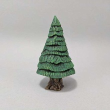 simple pine tree game toy accessories warhammer wargaming tabletop scatter terrain rpg roleplaying pathfinder gaming dungeons dragons dnd christmas boardgame 40k 28mm 3d print model - Mito3D