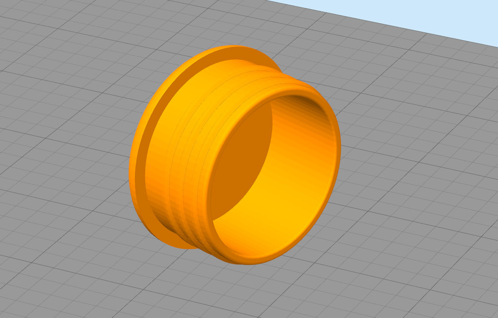 simple pipe end cap diy tools makers 3D print model - Mito3D