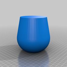 simple planters cactus cup planter pot golden ratio vase vasemode mode outdoor_garden 3d print model - Mito3D