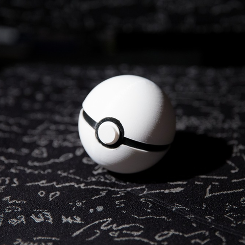 simple pokeball game 3D print model - Mito3D