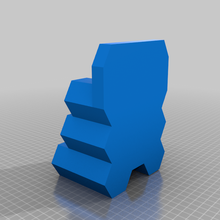 semplice porte pastello esagonale 3d print model - Mito3D