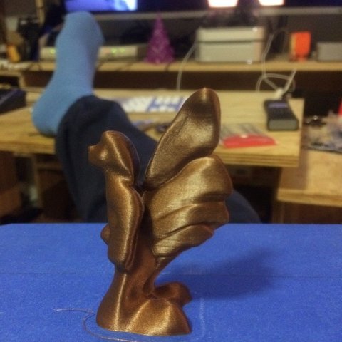 simple orando ángel art las esculturas la presa vacaciones adorno de navidad 3D print model - Mito3D