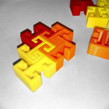 basit baskı parça mozaik çok renkli oyun inşaat jigsaw pento bulmaca oyuncak oyuncaklar deco 3d print model - Mito3D
