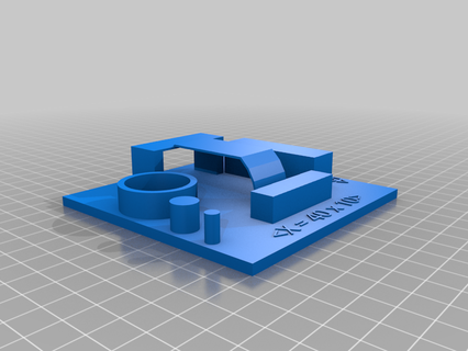 simples impressão teste 3d testes impressora calibração estresse banco 3d print model - Mito3D