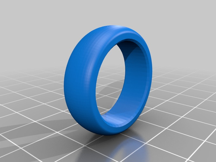 simple ring fashion fidget spinner finger trinket womens rings 3d print model - Mito3D