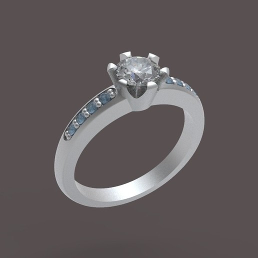 semplice anello gioielli 3D print model - Mito3D