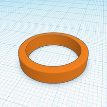 einfach Ring Schmuck 3d print model - Mito3D