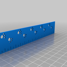 sencillo regla huellas garras perro pata huella art_tools 3d print model - Mito3D