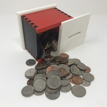 basit sır kutusu iicoin banka gadget ultimaker autodesk fusion 360 3d print model - Mito3D
