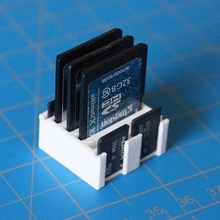 simple 4x4 card holder organization 3d print model - Mito3D