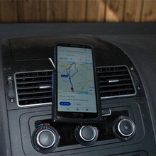 simple support pour smartphone voiture personnalisable gadget téléphone mobile 3d print model - Mito3D