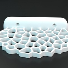 simple soap holder home bathroom accessories dish 3d print model - Mito3D