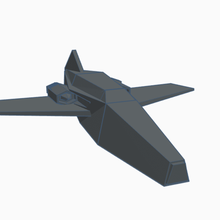basit bir uzay gemisi çeşitli oyuncak alanı sci-fi 3d print model - Mito3D