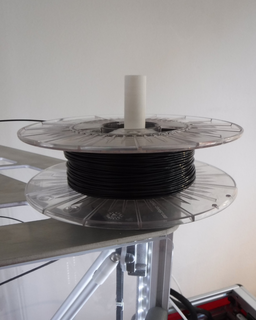 simples carretel suporte Rostock impressoras 3d print model - Mito3D