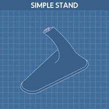 simple stand clerx 3d print model - Mito3D