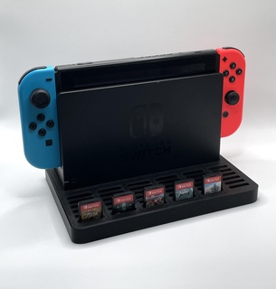 simple switch station stand nintendo gaming 3d print model - Mito3D
