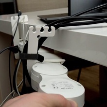 simple table hooks hook power strip cable management 3d print model - Mito3D