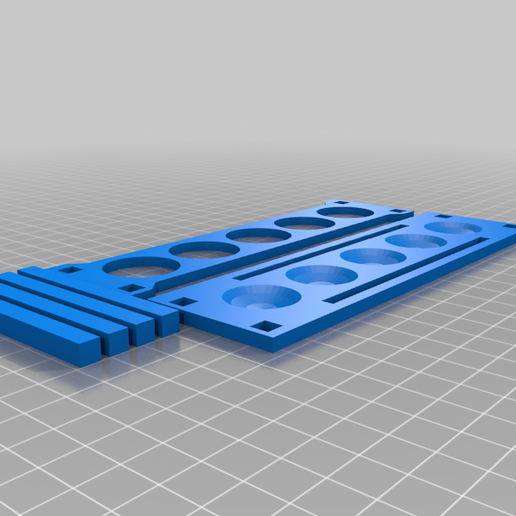 basit Ölçek tüp raf yeniden düzenleme araç Biyoloji kimya laboratuar Bilim Eğitim sahipleri kutuları 3D print model - Mito3D