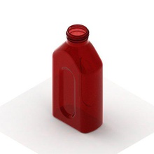 simple threaded bottle home containers soda 3d print model - Mito3D