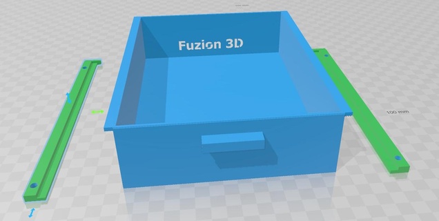 simples Caixa ferramentas caixa organizador 3d print model - Mito3D