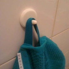 simple towel hook home organization kitchen customizer bathroom 3d print model - Mito3D