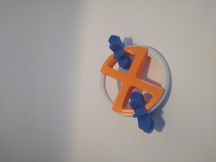 simples brinquedo gadget tor t anel Diversão 3d print model - Mito3D
