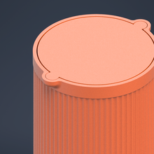 simple trash swing lid 3d print model - Mito3D