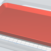 simple tray 3d print model - Mito3D