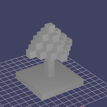 simple tree art low poly nature 3d print model - Mito3D