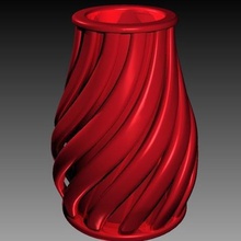 simple vase home containers 3d print model - Mito3D