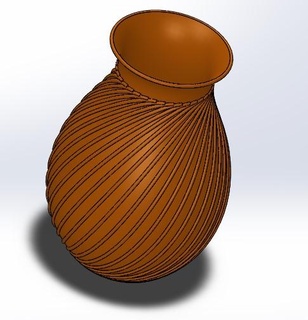 simples vaso 3d print model - Mito3D