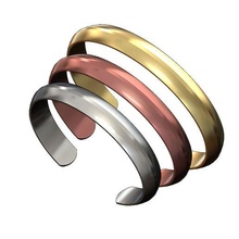 simples Largo Chamfred lados manguito pulseiras 3d impressão modelo joalheria pulseira ouro imprimível jóias moda prata luxo esterlina punho acessórios lapidado faceta geométrico 3d print model - Mito3D