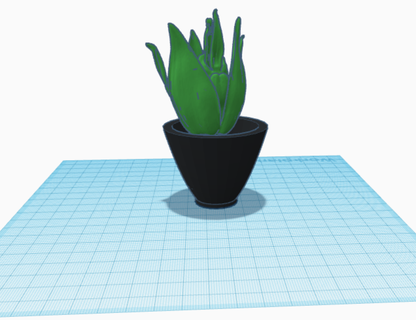 simple wide mouth planter godlovesyou yes hesasrealasyouare 3d print model - Mito3D