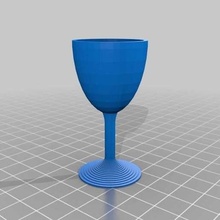 simples vinho vidro cozinha openscad cozinha_dining 3d print model - Mito3D