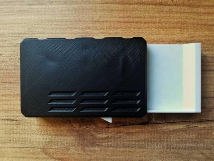 simplewallet 3d printed wallet hardcase minimalist accessories 3d print model - Mito3D