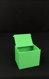 simplecubo cubo almacenamiento caja sencillo envase pequeña 3d print model - Mito3D