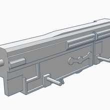 simplified diagram m249 a&k gearbox 3d print model - Mito3D