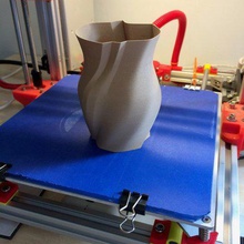 einfach verzerrt vase series5 home Dekor spiral drucken 3d print model - Mito3D