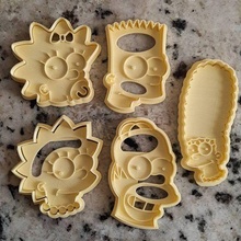 simpson impostato biscotto taglierina frese 3d print model - Mito3D