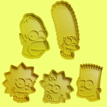 Simpsons Simpson bart Lisa Homer marge maggie kesici kesiciler kalıplar 3d print model - Mito3D