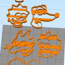 simpsons cookie cutter home simpson bart lisa marge maggie homer snowball assistant saintly tv 3d print model - Mito3D