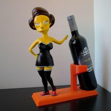 simpsons pomme sauvage vin titulaire soutien los Simpson manquer figure familia 3d print model - Mito3D