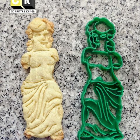 los simpsons gomosa venus de milo jalea cortador la galleta casa retro corte las cookies 3D print model - Mito3D