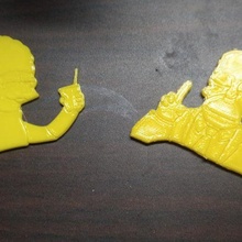 simpsons llavero homero margarina 3d print model - Mito3D