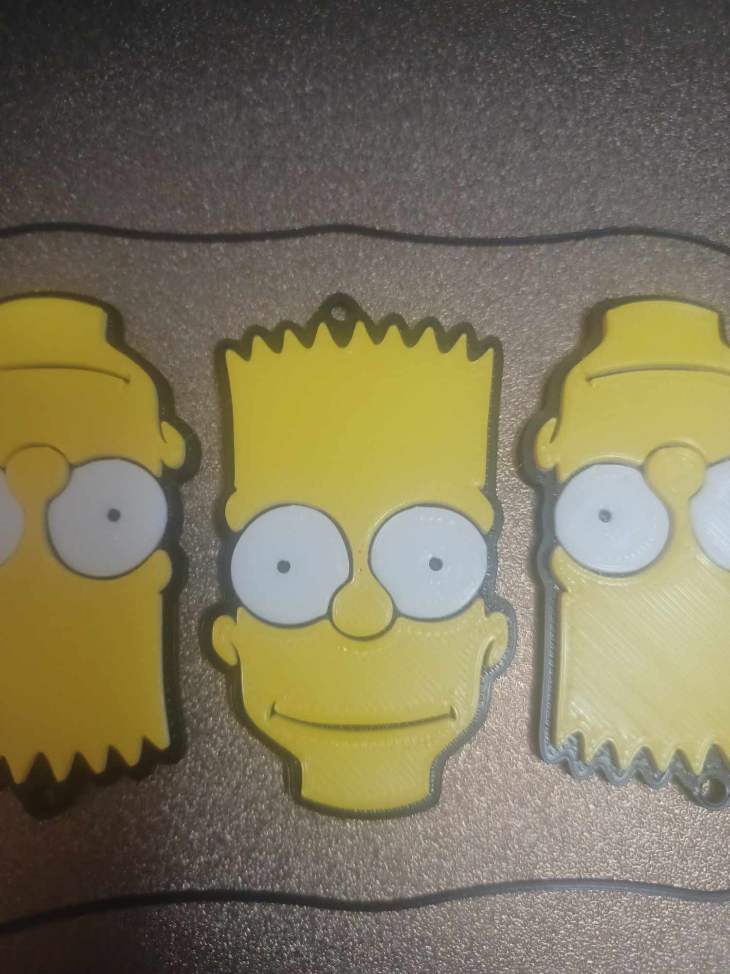 simpsons porte clés pack 3D print model - Mito3D