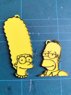 simpsons keychains 3d print model - Mito3D